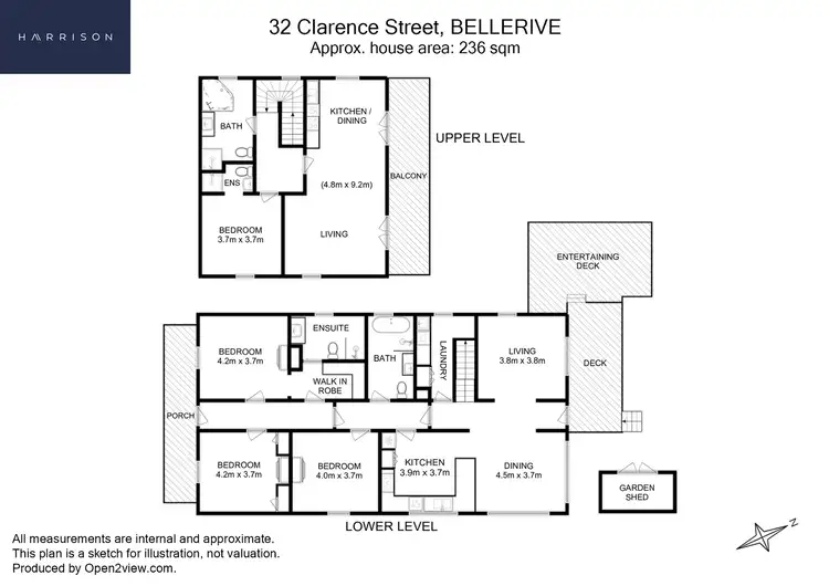 Floorplan of Homely house listing, 32 Clarence Street, Bellerive TAS 7018