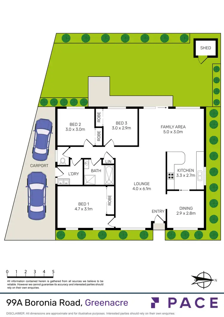Floorplan of Homely villa listing, 99a Boronia Road, Greenacre NSW 2190