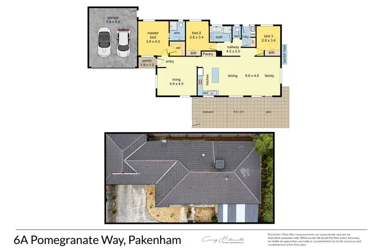 Floorplan of Homely house listing, 6a Pomegranate Way, Pakenham VIC 3810