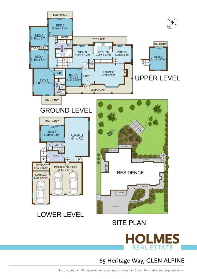 Floorplan of Homely house listing, 65 Heritage Way, Glen Alpine NSW 2560