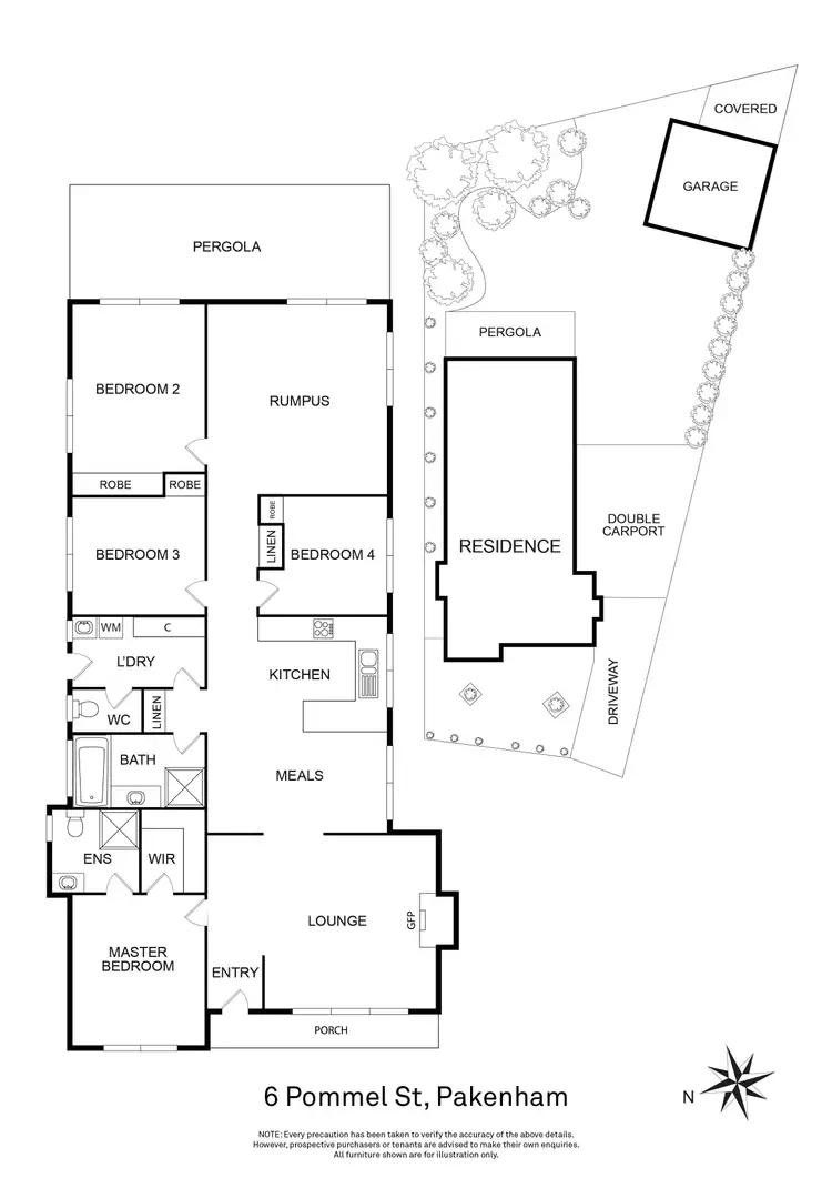 Floorplan of Homely house listing, 6 Pommel Street, Pakenham VIC 3810