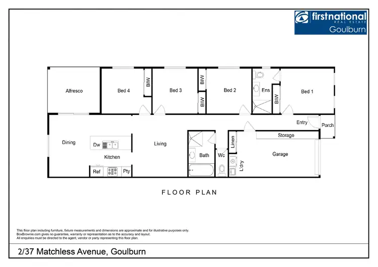 Floorplan of Homely house listing, 2/37 Matchless Avenue, Goulburn NSW 2580