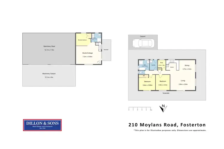 Floorplan of Homely rural property listing, 210 Moylans Road, Dungog NSW 2420