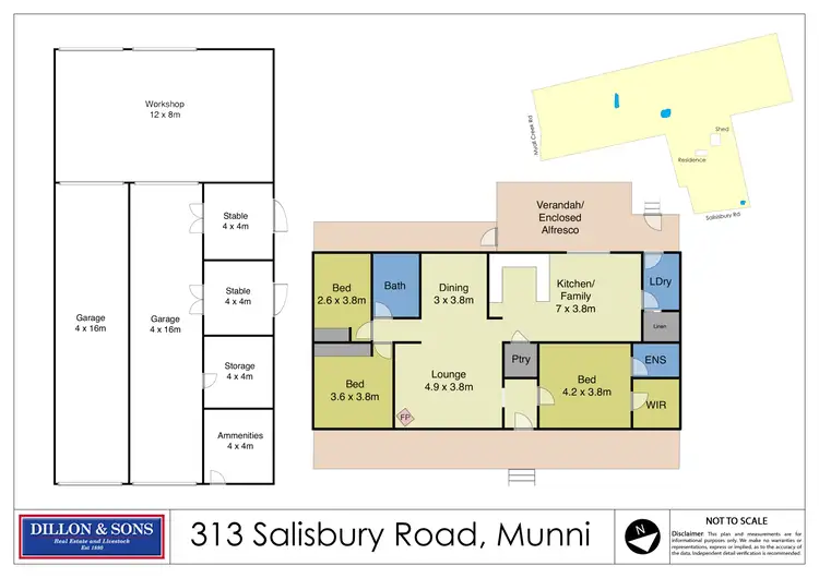Floorplan of Homely rural property listing, 313 Salisbury Road, Dungog NSW 2420