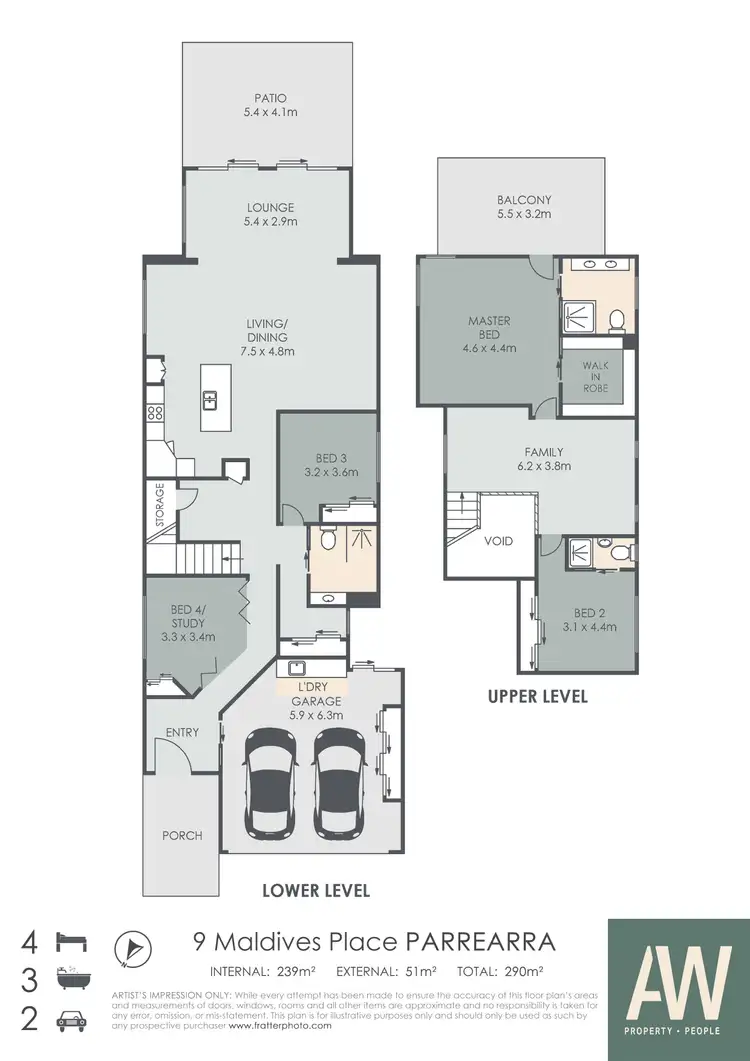 Floorplan of Homely house listing, 9 Maldives Place, Kawana Island QLD 4575
