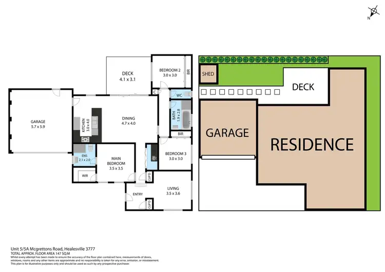Floorplan of Homely townhouse listing, 5/5A Mcgrettons Road, Healesville VIC 3777