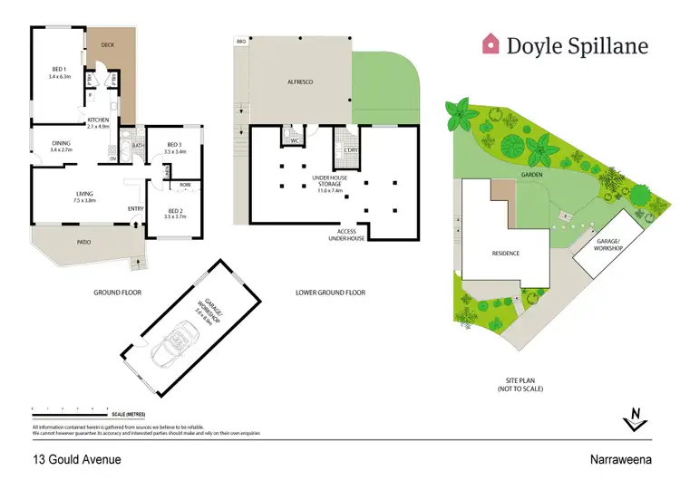 Floorplan of Homely house listing, 13 Gould Avenue, Narraweena NSW 2099