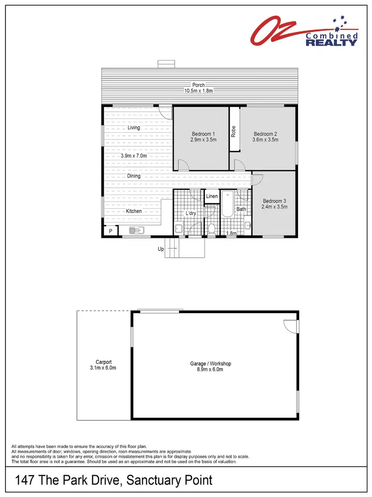 Floorplan of Homely house listing, 147 The Park Drive, Sanctuary Point NSW 2540