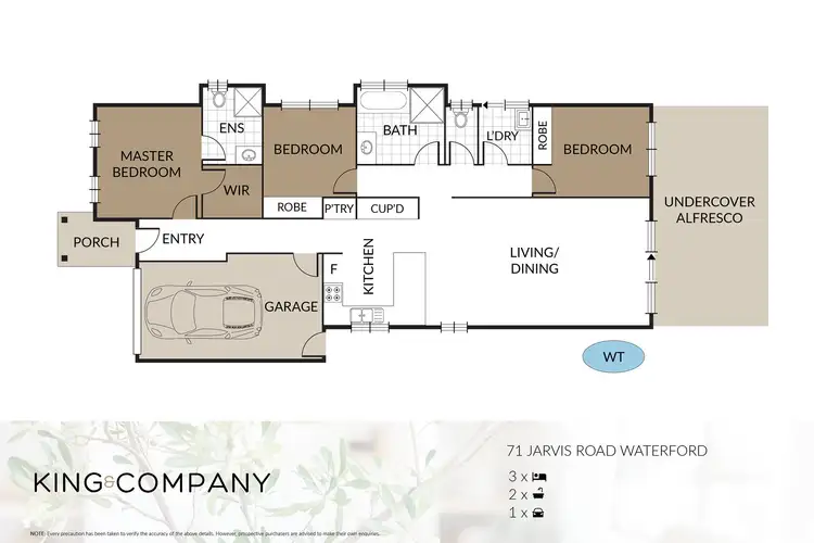 Floorplan of Homely house listing, 71 Jarvis Road, Waterford QLD 4133
