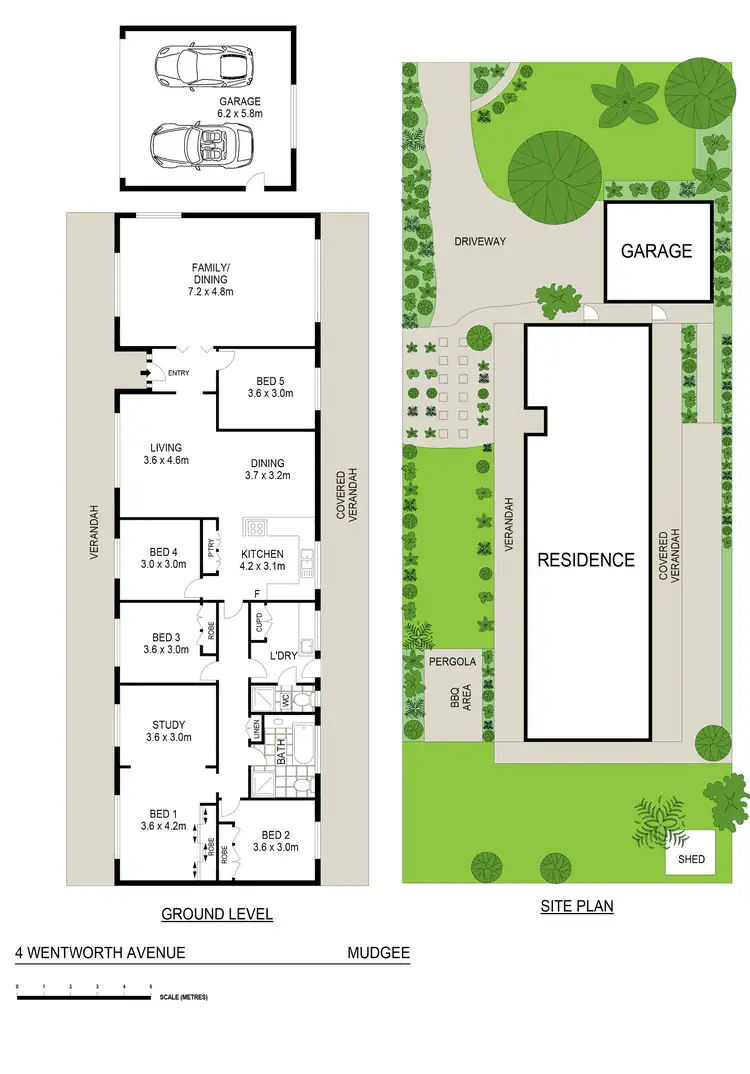 Floorplan of Homely house listing, 4 Wentworth Avenue, Mudgee NSW 2850