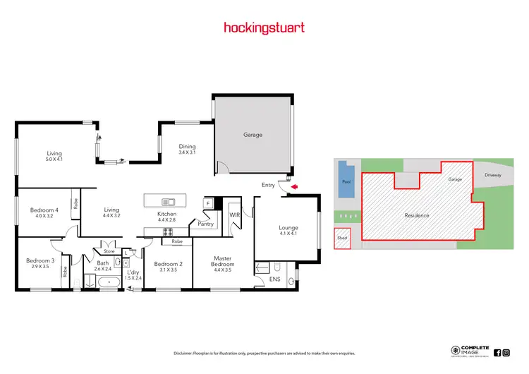 Floorplan of Homely house listing, 57 Bradford Drive, Cranbourne East VIC 3977