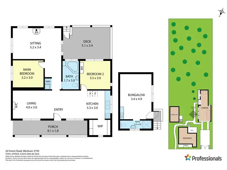 Floorplan of Homely house listing, 20 Forest Road, Wesburn VIC 3799