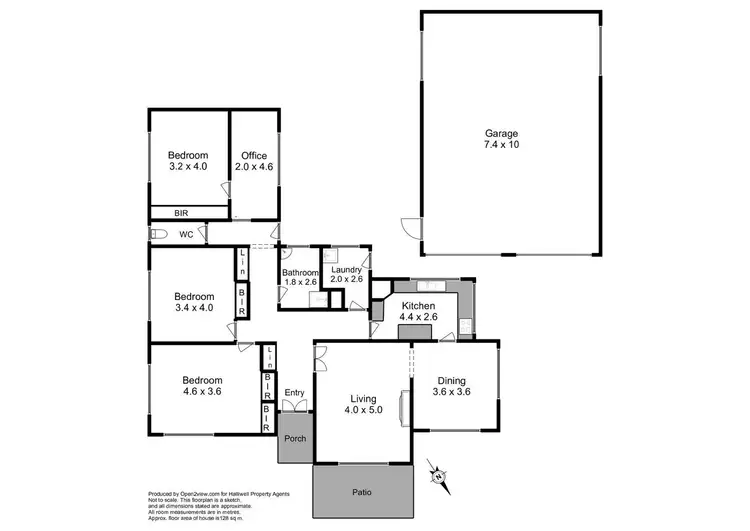 Floorplan of Homely house listing, 17 Crockers Street, Railton TAS 7305