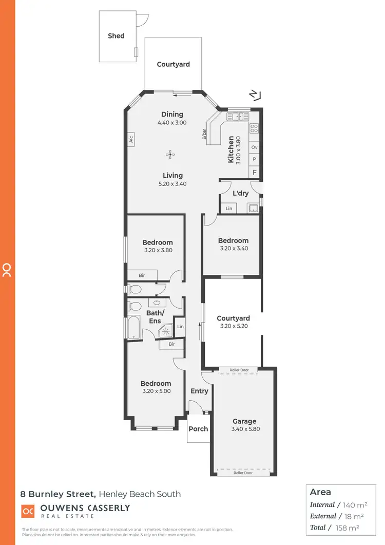 Floorplan of Homely house listing, 8 Burnley Street, Henley Beach South SA 5022
