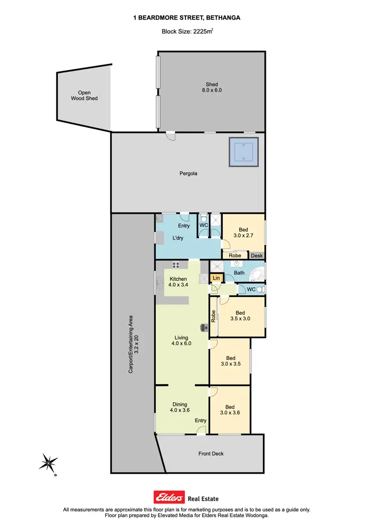 Floorplan of Homely house listing, 1 Beardmore Street, Bethanga VIC 3691
