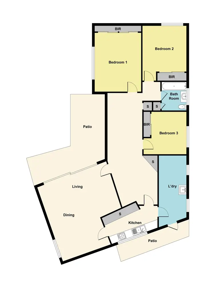 Floorplan of Homely house listing, 1 Clarke Street, Ararat VIC 3377