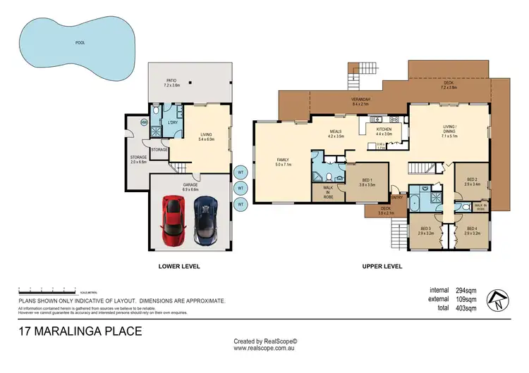 Floorplan of Homely house listing, 17 Maralinga Place, Carina Heights QLD 4152