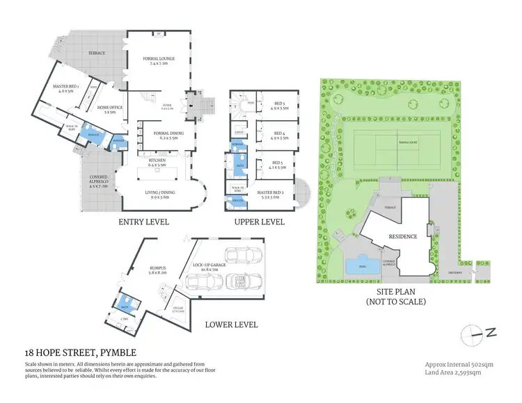 Floorplan of Homely house listing, 18 Hope Street, Pymble NSW 2073