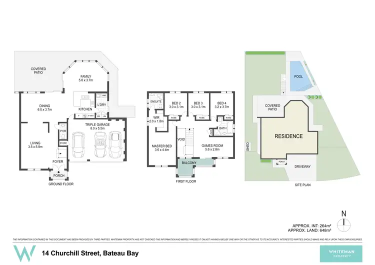 Floorplan of Homely house listing, 14 Churchill Street, Bateau Bay NSW 2261