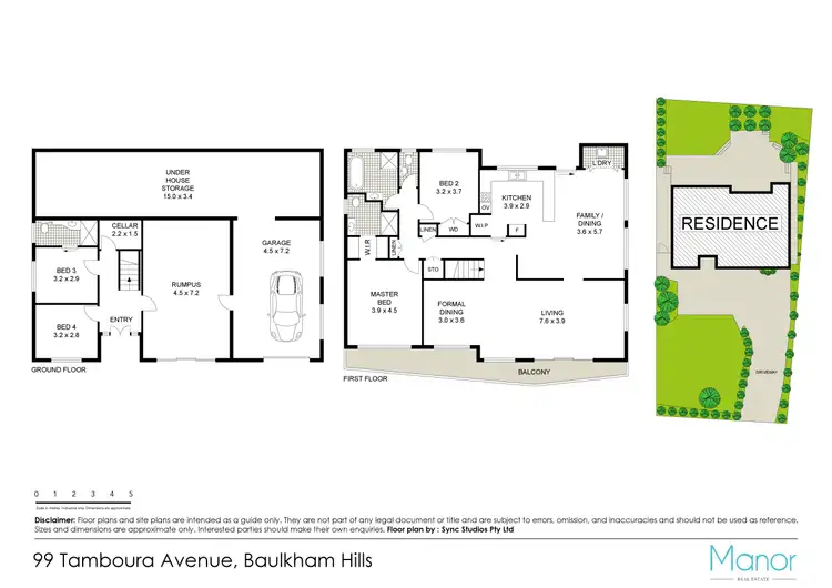 Floorplan of Homely house listing, 99 Tamboura Avenue, Baulkham Hills NSW 2153