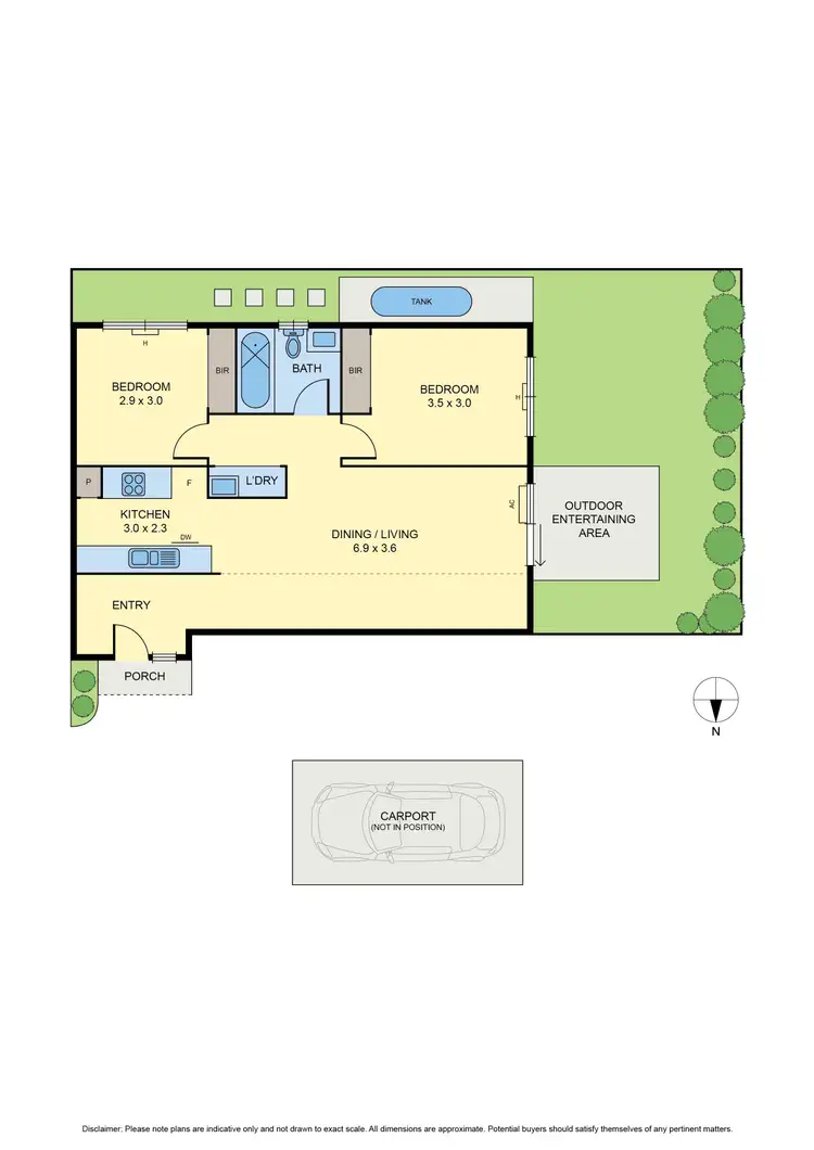 Floorplan of Homely unit listing, 6/119-121 Boundary Road, Pascoe Vale VIC 3044