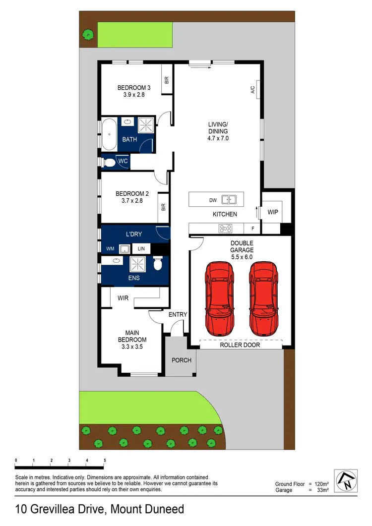 Floorplan of Homely house listing, 10 Grevillea Drive, Mount Duneed VIC 3217