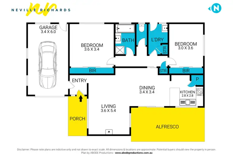 Floorplan of Homely unit listing, 1/148 Newcombe Street, Portarlington VIC 3223