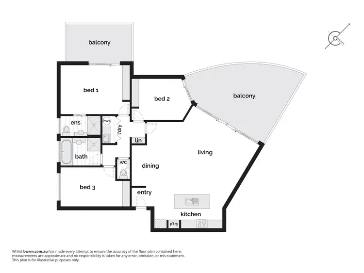 Floorplan of Homely apartment listing, 41/20 Beissel Street, Belconnen ACT 2617
