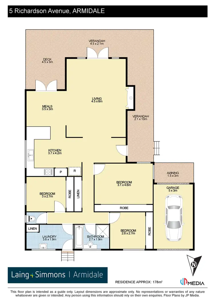 Floorplan of Homely house listing, 5 Richardson Avenue, Armidale NSW 2350