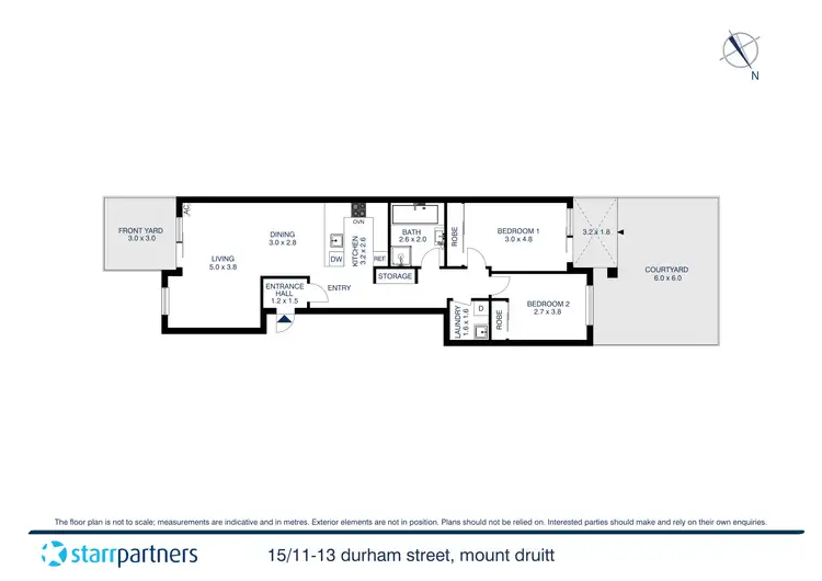 Floorplan of Homely unit listing, 15/11-13 Durham Street, Mount Druitt NSW 2770