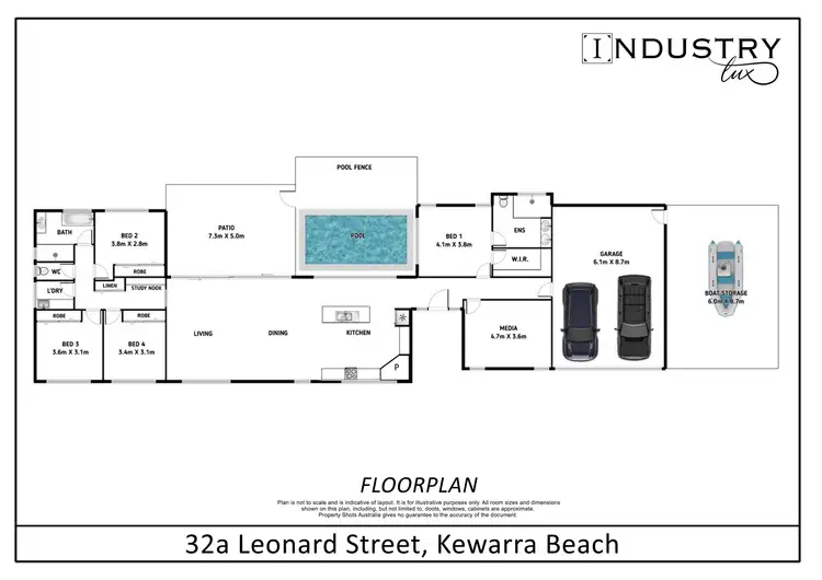 Floorplan of Homely house listing, 32A Leonard Street, Kewarra Beach QLD 4879
