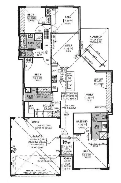 Floorplan of Homely house listing, 4 Westmeath Loop, Southern River WA 6110