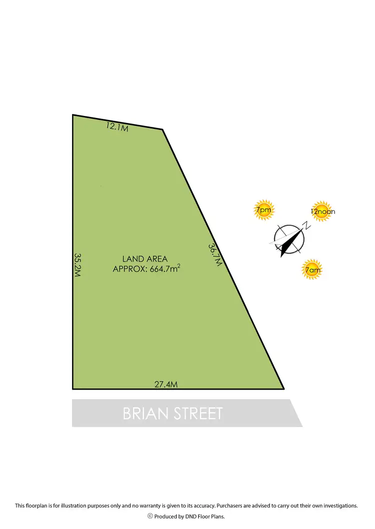 Floorplan of Homely land listing, 21 Brian Street, Safety Beach VIC 3936