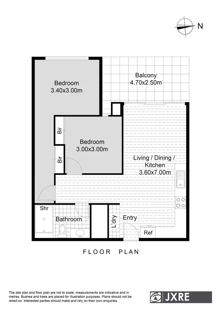 Floorplan of Homely apartment listing, 405/20 Lomandra Drive, Clayton South VIC 3169