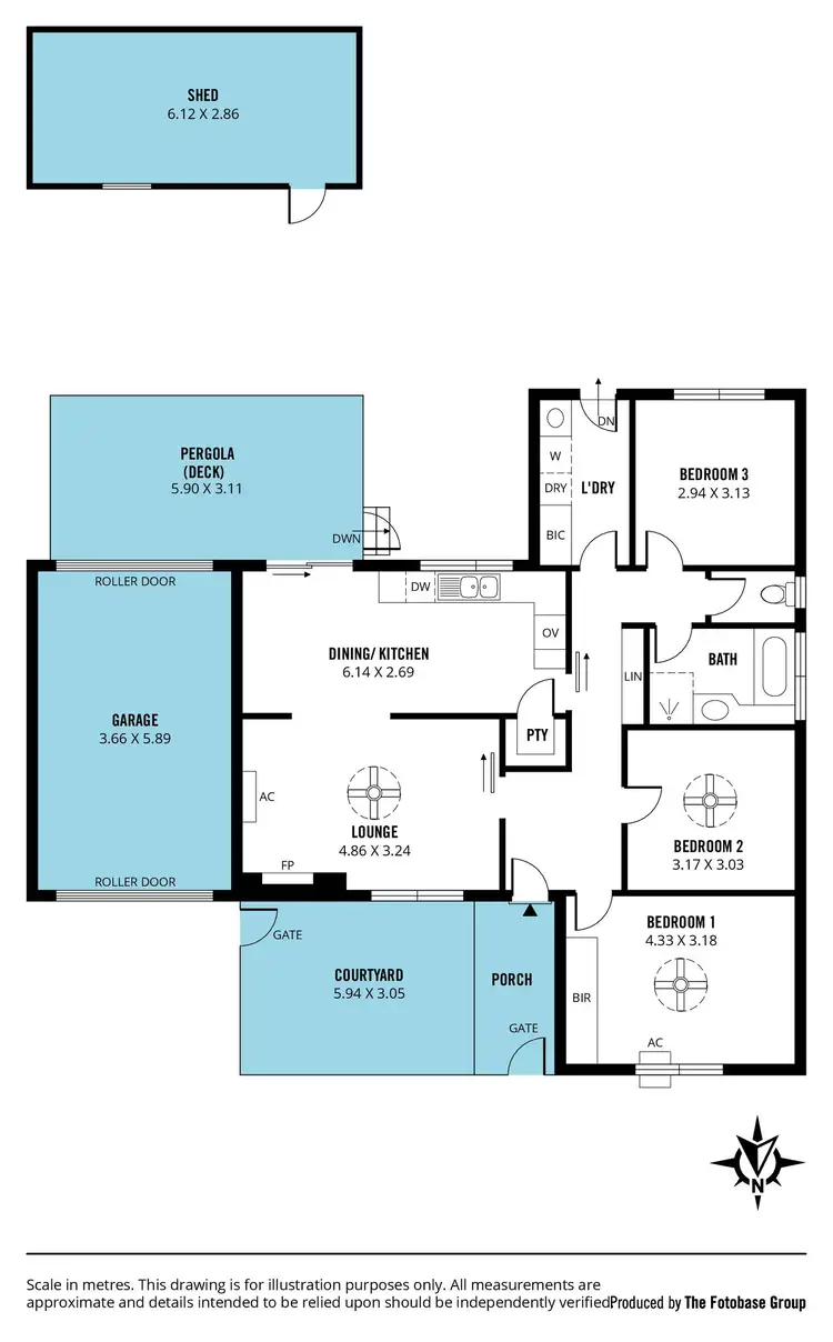 Floorplan of Homely house listing, 14 Michael Avenue, Hackham SA 5163