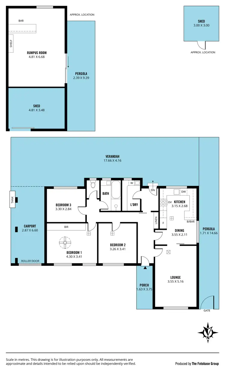 Floorplan of Homely house listing, 24 Radcliffe Grove, Christie Downs SA 5164