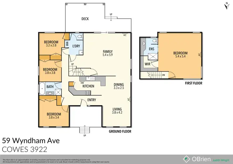 Floorplan of Homely house listing, 59 Wyndham Avenue, Cowes VIC 3922