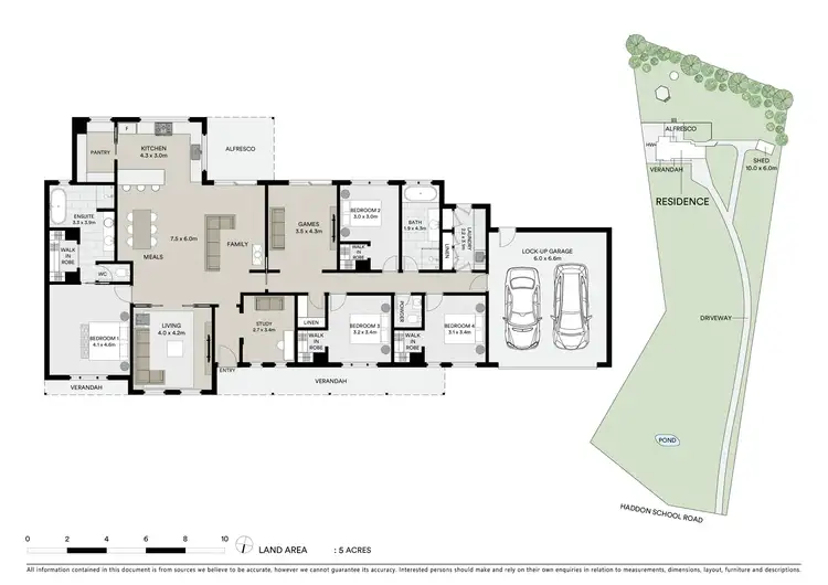 Floorplan of Homely house listing, 275 Haddon School Road, Haddon VIC 3351