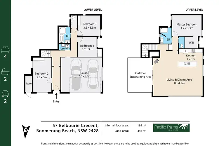Floorplan of Homely house listing, 57 Belbourie Crescent, Boomerang Beach NSW 2428