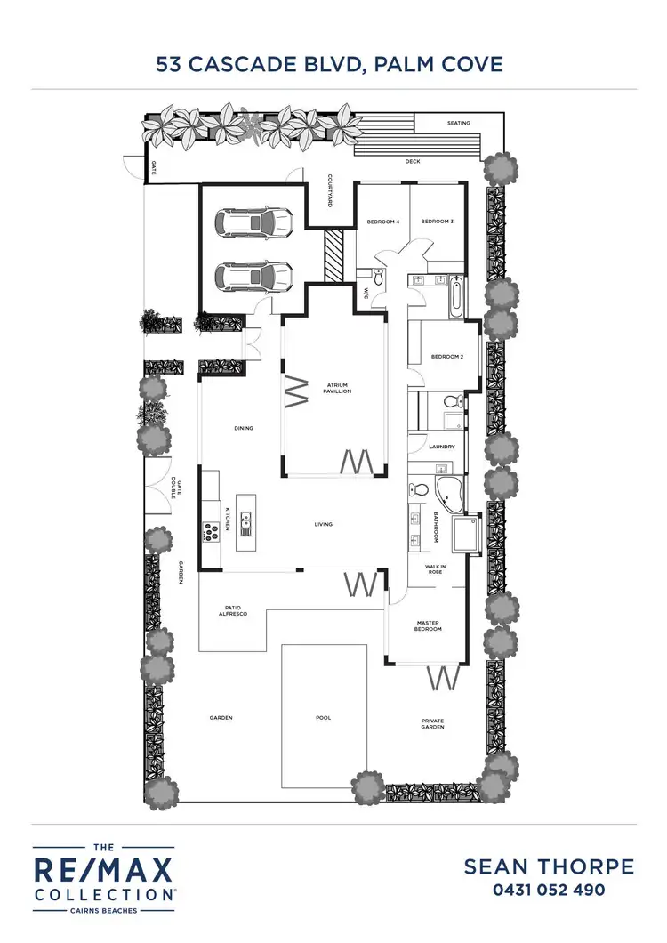 Floorplan of Homely house listing, 53 Cascade Boulevard, Palm Cove QLD 4879