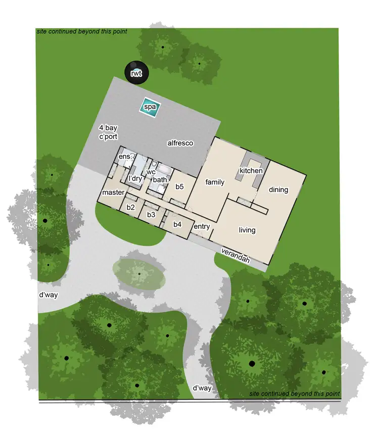Floorplan of Homely house listing, 410 Warneet Road, Warneet VIC 3980