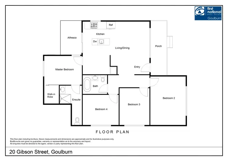 Floorplan of Homely house listing, 20 Gibson Street, Goulburn NSW 2580