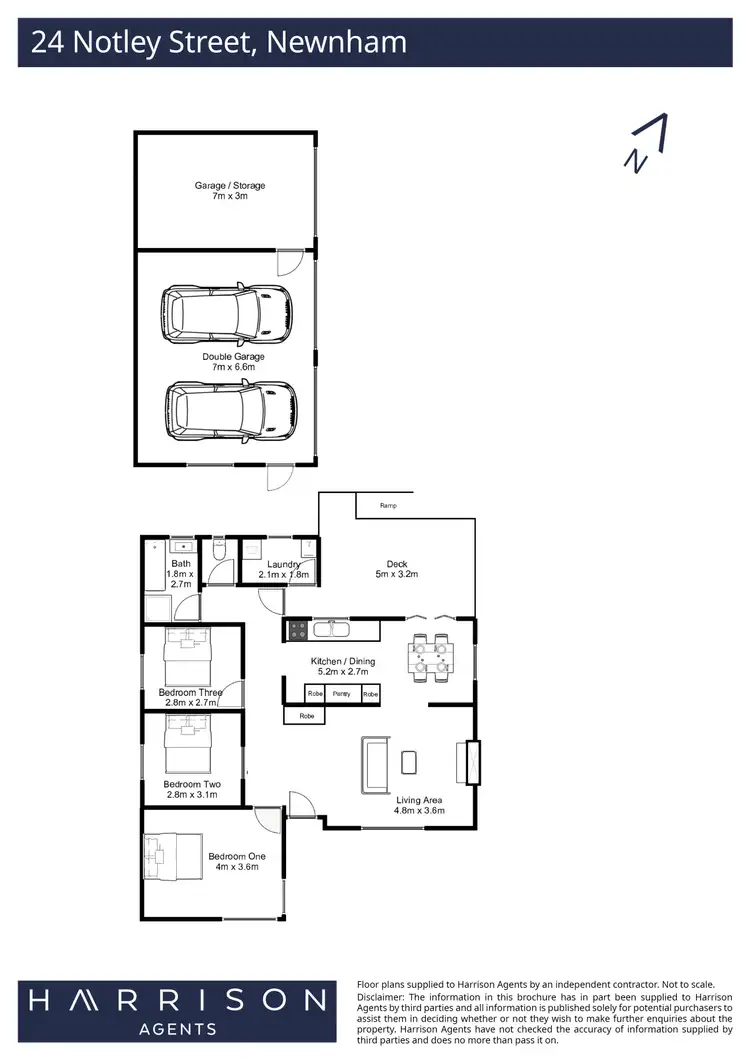 Floorplan of Homely house listing, 24 Notley Street, Newnham TAS 7248