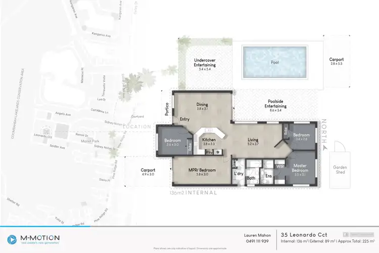 Floorplan of Homely house listing, 35 Leonardo Circuit, Coombabah QLD 4216