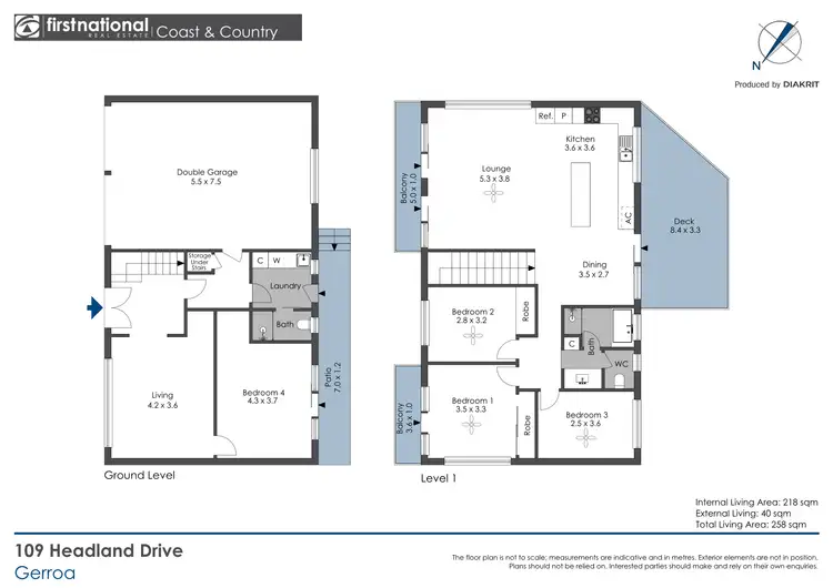 Floorplan of Homely house listing, 109 Headland Drive, Gerroa NSW 2534