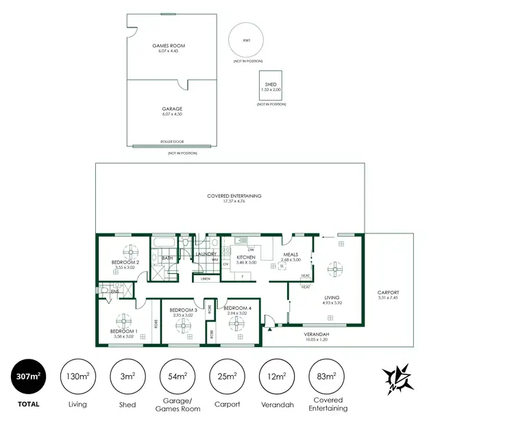 Floorplan of Homely house listing, 5 Wakefield Place, Kersbrook SA 5231