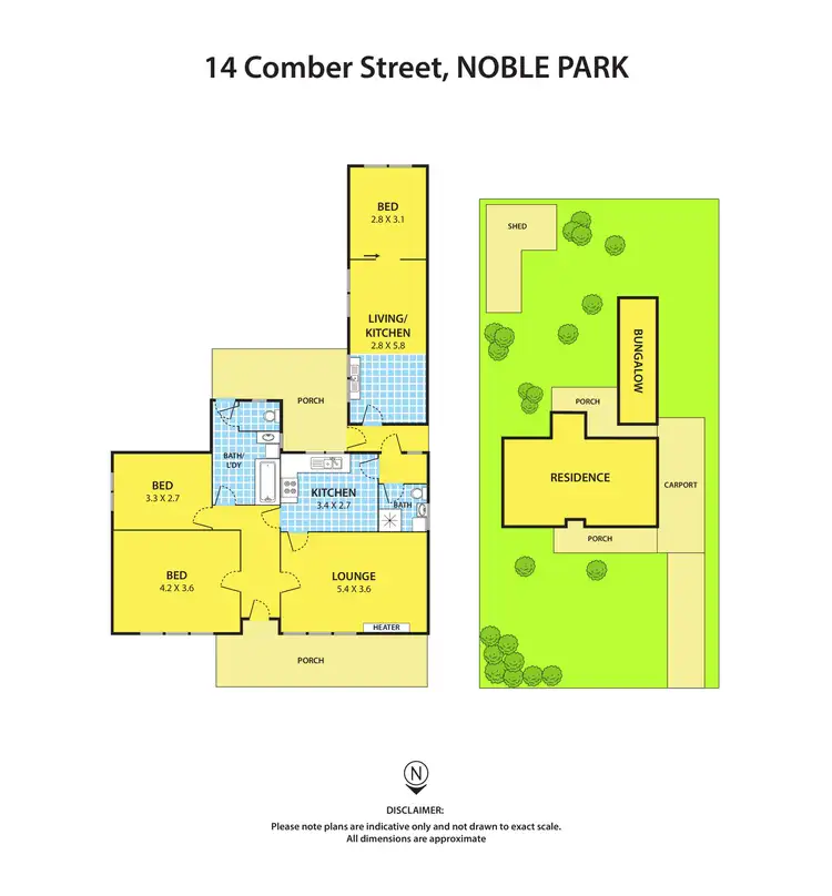 Floorplan of Homely house listing, 14 Comber Street, Noble Park VIC 3174