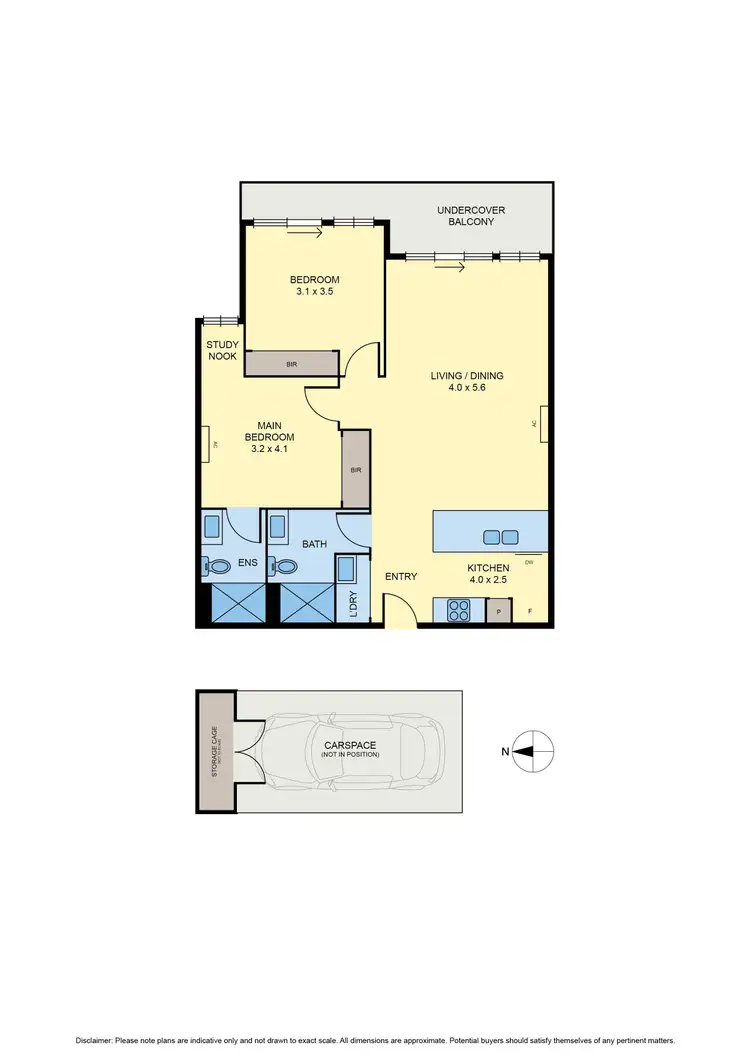 Floorplan of Homely unit listing, 203/15 South Street, Hadfield VIC 3046