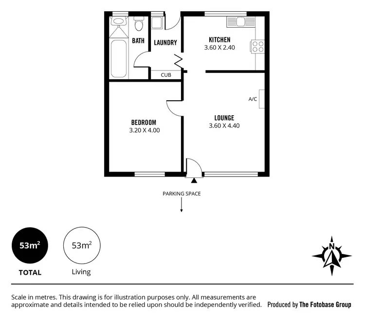 Floorplan of Homely unit listing, 18/2 Harrow Road, Somerton Park SA 5044