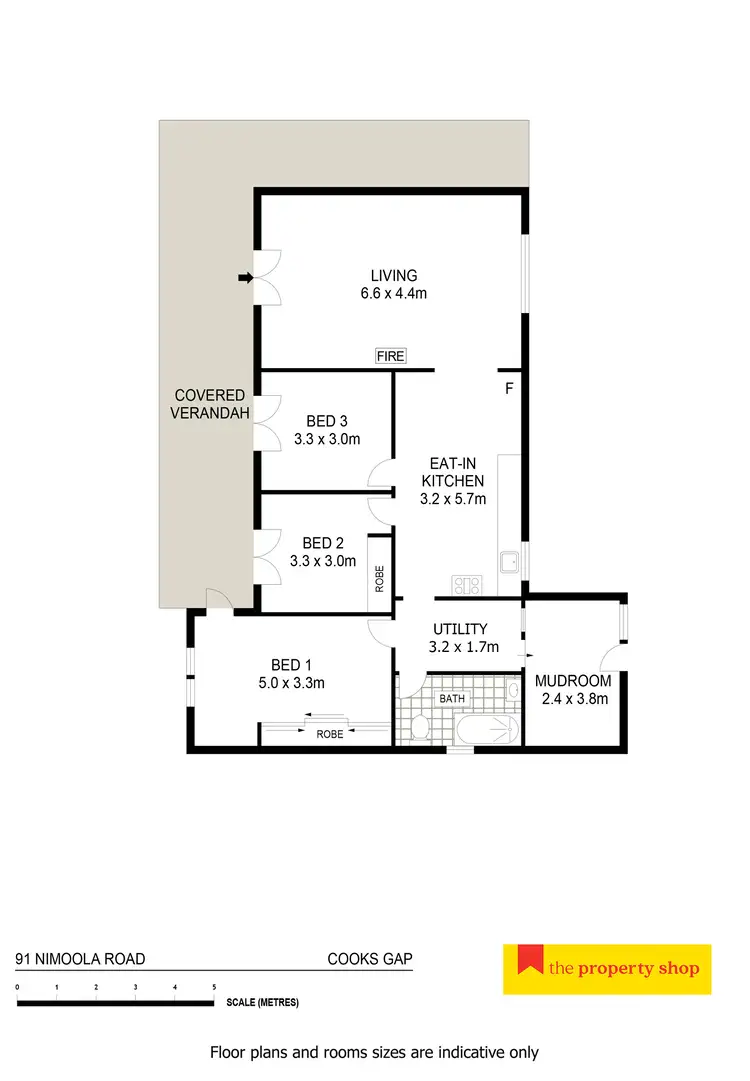 Floorplan of Homely rural property listing, 91 Nimoola Road, Mudgee NSW 2850